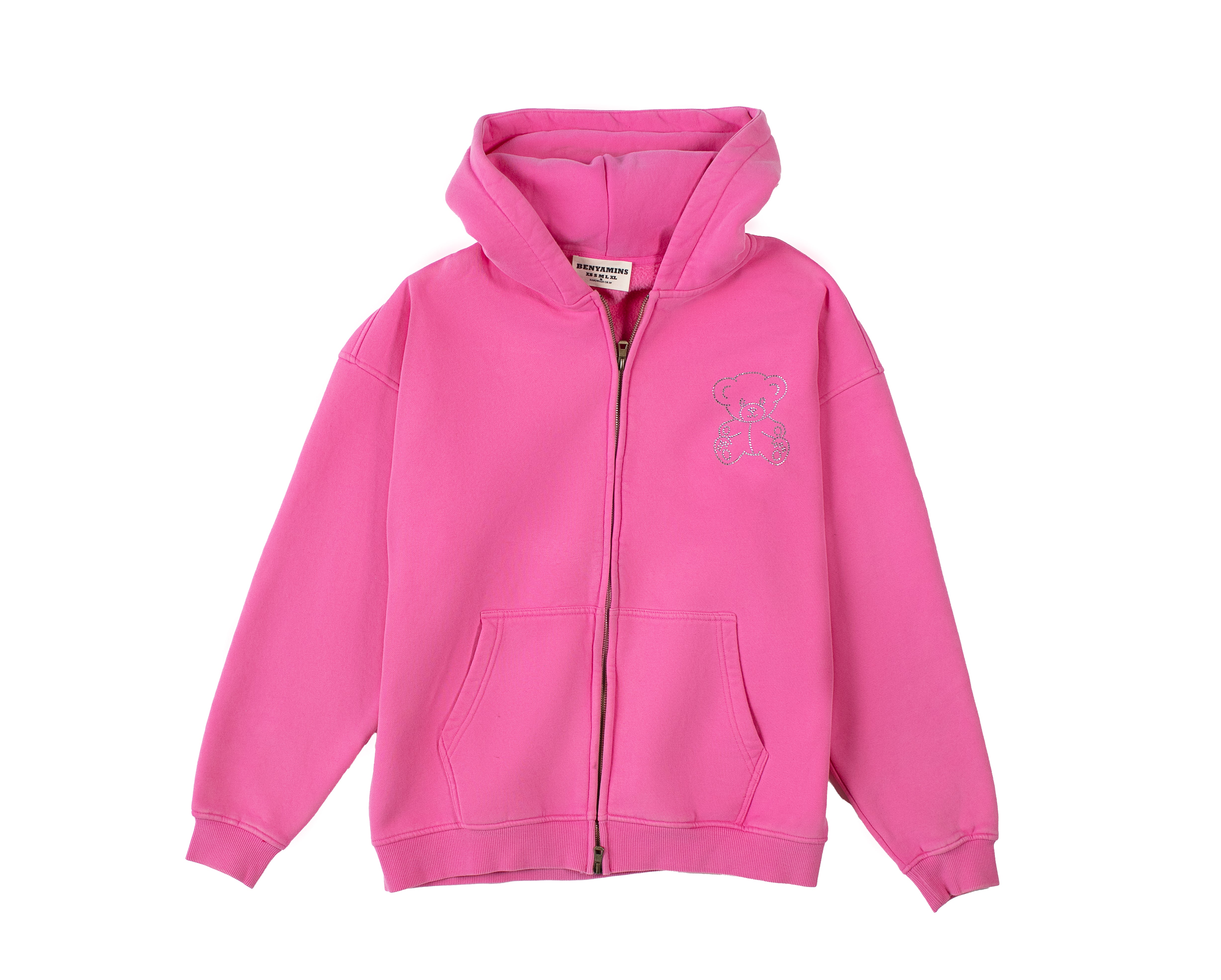 PINK ZIP-UP HOODIE