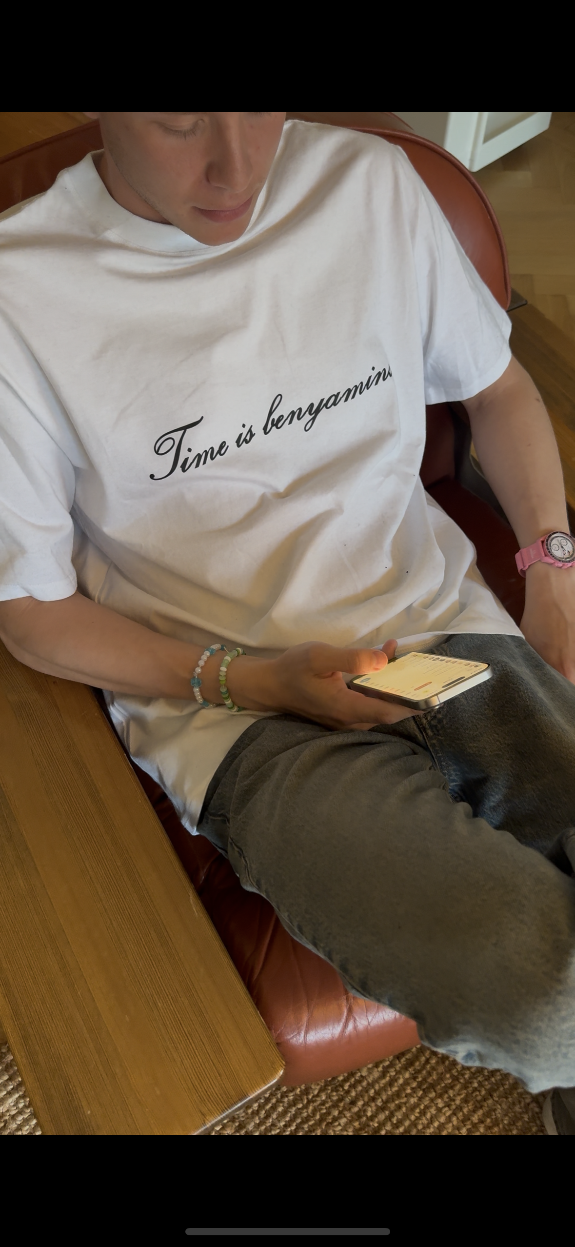 TIME IS BENYAMINS T-SHIRT