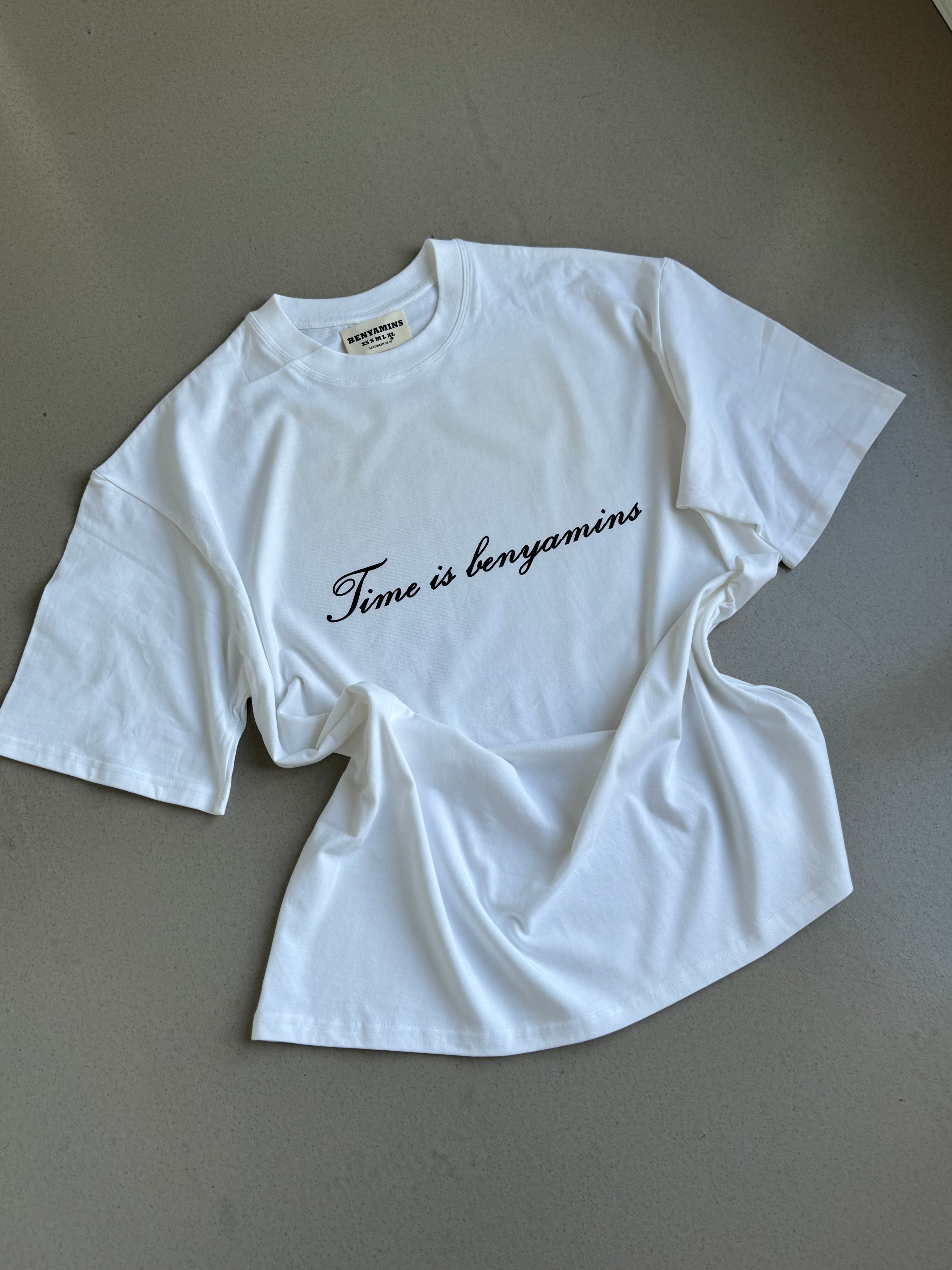 TIME IS BENYAMINS T-SHIRT